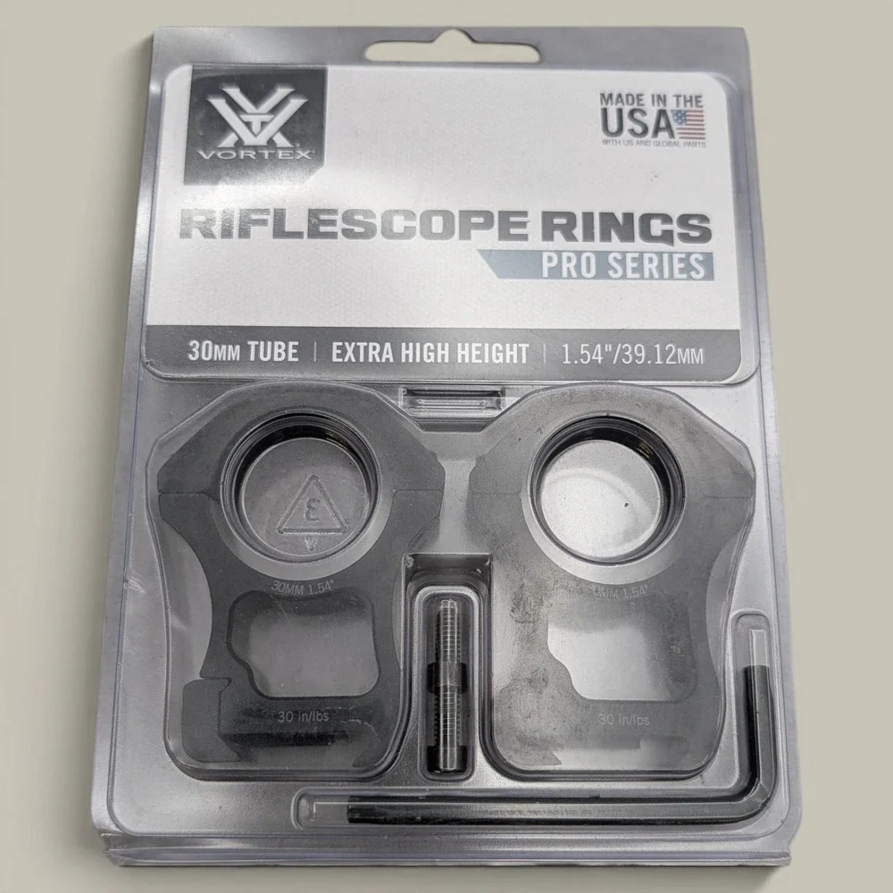 Vortex Pro Series Scope Rings 30mm Extra High Black Height Aluminum PR30-XH NEW